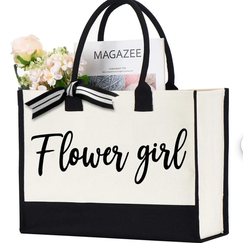 Black and White Tote Bag